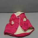 Fleece Lining Extra Warm Dog Hoodie in Winter for Large Dogs Jacket Pet Coats with Hooded Pink XL