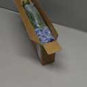 22 Pack Artificial Flowers Outdoor Fake Plants, Faux Flowers UV Resistant with Plastic Plants, Faux Silk Flowers for Outdoors Outside Front Porch Hanging Planter Window Box Garden Decoration(Blue)