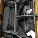 UPPAbaby Minu Duo Side-by-Side Double Stroller - Lightweight + Compact Design for Travel - Easy Fold- from Birth to Toddler - Independent Recline -James (Black/Carbon Frame/Black Leather)