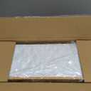 Large Bread Box for Kitchen Countertop Corner Breadbox for Homemade Bread Metal White Diamond Pattern Embossed Bread Storage Container Bin with Bamboo Lid