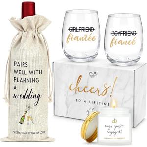 Engagement Gifts for Couples Women Newly Engaged Gift for Her Fiance Gifts for Women Unique Engagement Decorations Just Engaged Present Ideas for Her Him Bride Men Future Mr and Mrs Best Friend