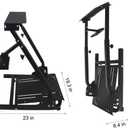 Racing Wheel Stand, Height Adjustable & Foldable Steering Wheal Stand Compatible with Logitech G25,G27,G29,G920 Gaming Cockpit