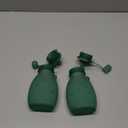 haakaa Hippo Wide Opening Silicone Goody Pouch  9oz/260ml Reusable Pouches for Toddlers, Baby Food Pouches with Wide Opening for Easy Fill & Clean, Perfect for Purees & Smoothies, 2 Pack (Pea Green)