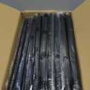 Goovilla Room Divider for Room Separation, Tension Curtain Rods No Drilling, 4-10ft(H) 28-70inch(W) Adjustable Temporary Privacy Wall Divider, Heavy Duty Freestanding Space Partition Separator, Black