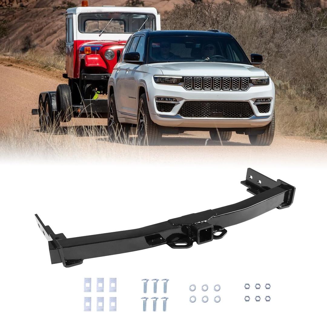 Class III Trailer Hitch 2-Inch Receiver Fit for Jeep Grand Cherokee L 2021 2022 2023 2024 2025 3-Row
