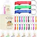Reallnaive 48 Sets Housewarming Party Favors for Guests Home Bottle Opener with Thank You Cards Organza Bags House Warming Return Gifts New Home Guests Souvenirs Party Decorations