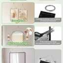 Picture Hanging Wire Kit Heavy Duty, 70PCS Picture Hanging Kit for Large Frame/ Mirror up to 50lbs/ 100lbs, including Adjustable Picture Wire, Hooks, D Rings, Frame Backing Clip, Mini Level