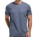 Crew Neck Tees Premium Men's T-Shirts - Soft and Fit Mens 3XL
