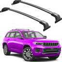 Roof Rack Cross Bars Compatible with 2021-2026 Jeep Grand Cherokee L 3-Row and 2022 2023 2024 2025 2026 Grand Cherokee WL 2-Row,All-Metal Aluminum Crossbar Luggage Racks Roof Rails Rooftop