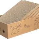 AGYM Cat Scratcher, 5 Packs in 1 Cardboard Box Cat Scratching Pad for Indoor Cats and Kitten, Cat Scratch Pad to Protect Furniture, Large Size