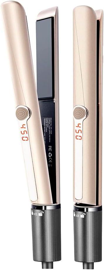 Hair Straightener Flat Iron, 2 in 1 Professional Hair Straightener and Curling Iron, 230-450 1 Inch, Suitable for All Personal Professional Salon Hairstyles, Gift for Girls Women