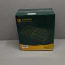 Calmbee 9 in 1 Bamboo Storage Bag Organizer for Kitchen Drawer  Plastic Wrap Dispenser with Cutter & Foil Organizer, Wooden Baggie Organizer for Sandwich, Snack, Gallon, Quart Sizes, Natural