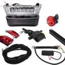 Dr.Acces Club Car Precedent Complete ultimate LED Light Kit with Turn Signals, Hazard Flasher, Horn and Brake fits Club Car Precedent 2004-UP