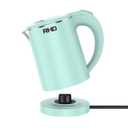 RHD 0.5L Small Portable Electric Kettles for Boiling Water, Stainless Steel Travel Kettle, 600W Fast Boil Teapot, Auto Shut-Off, Tea Kettle & Hot Water Boiler Perfect For Travel, Coffee, Tea (Green) 