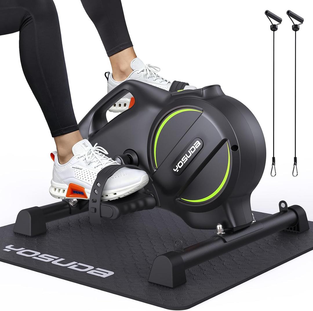 YOSUDA Under Desk Bike Pedal Exerciser - Magnetic Mini Exercise Bike, Desk Pedal Bike for Home/Office Workout, 
Product dimensions	50D x 45W x 33H centimeters