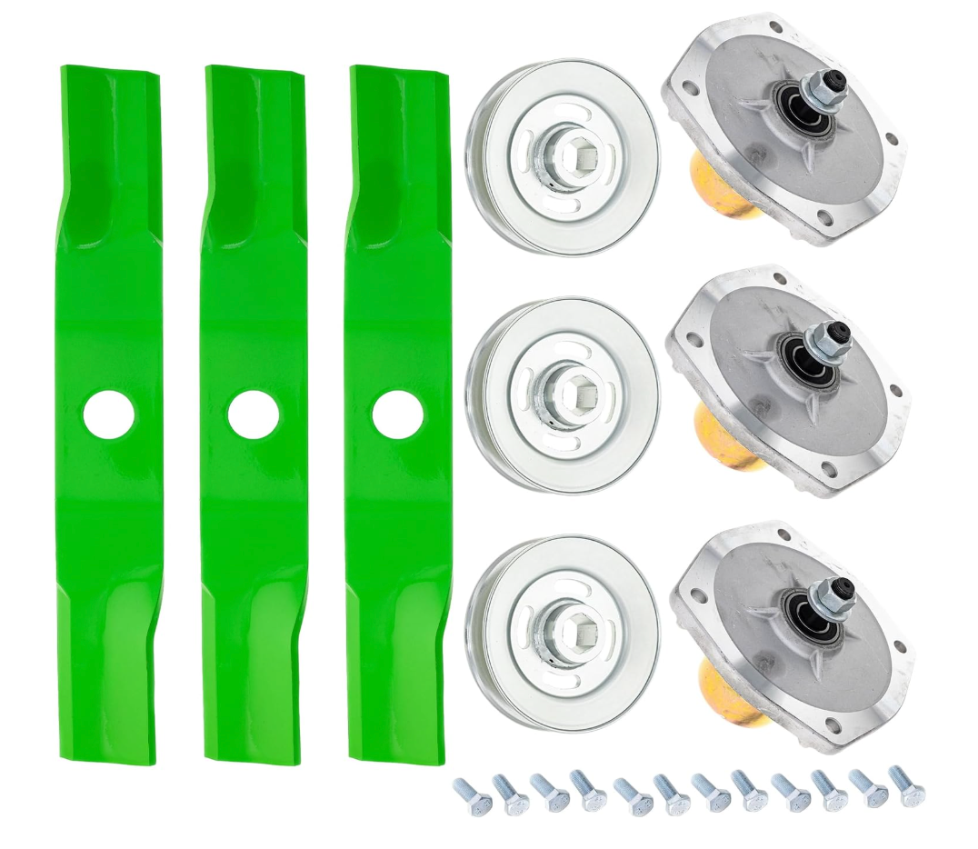 8TEN Blade Spindle Kit for Kubota K5583-34340 K5579-34510 48 Inch Deck