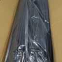 LINGVIDO Waterproof Faux Leather Seat Covers Fit for 2009-2024 Dodge Ram 1500 2500 3500 Seat Cushion Protector Truck Pickup Crew Quad Cab with Split Bench 40/60(Full Set Curved Back, Black+Gray)