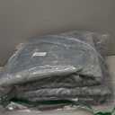 RECYCO Luxury Velvet Quilt Set King Size Bedding Sets, Ultra Soft Velvet Comforter Set, Lightweight Channel Box Stitch Oversized Bedspread Coverlet for All Season, with 2 Shams, Blue Linen