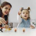 NUOBESTY 10pcs Wooden Dreidel Set Spinning Tops for Kids Wood Hanukkah Table Decorations Hanukkah Party Supplies Multi-Color