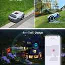 ANTHBOT Genie3000 Robot Lawn Mower - NO Wire, Full Band RTK+4-Eye Vision Robotic Lawnmower for 3/4 Acre, Auto Mapping, Multi-Zone Management, Accurate Obstacle Avoidance, Intelligent Path Planning