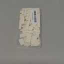 100 Piece White Building Tiles Bulk Assortment Pack, Tiles Accessories for Building with 10 Size, Compatible with Lego Parts and Pieces