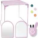 KEYDUACU 10 pcs - Locker Accessories, Locker Decorations including mirrors, whiteboards, magnets and organizing supplies. Ideal for back-to-school essentials and the office (11 Pcs - Purple)