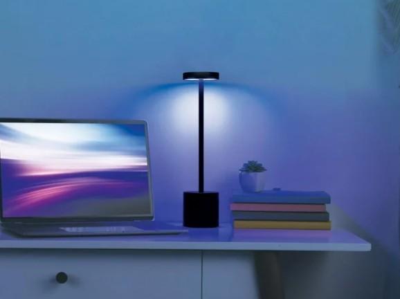 MK Touch Metal Lamp W RGB LEDs BK