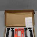 Corner Clamps for Woodworking - Durable & Versatile 90 Degree Right Angle Clamps, 2 Pack 2" x 4" Aluminum Positioning Squares with 4 C-Clamps for Cabinets, Frames, and Drawers