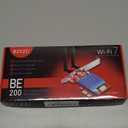 WiFi 7 PCIE Card for Desktop PC,Ultra-Fast 9.3Gbps, Intel BE200, Tri-Band 320MHz,Latest Bluetooth 5.4,Ideal for Gaming Streaming,Windows 10/11 64bit