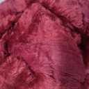 Super Soft Flannel Throw Blanket 50x60 Inches, Premium Checkered Jacquaed Silky Fleece Lightweight Bed Blanket All Season Use, Burgundy Strip, 50"x60"