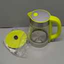 Speed-Boil Water Electric Kettle, 1.7L 1500W, Coffee & Tea Kettle Borosilicate Glass, Water Boiler, Auto Shut-Off, Cool Touch Handle, Base Detachable, LED. 360° Rotation, Boil Dry Protection