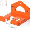 reliahom Garage Organization Weed Eater Hanger, Heavy Duty Garden Tool Organizer Trimmer Rack for Hedge Trimmer, Garden, Garage Wall, Shed, 1 Pack