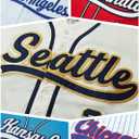Mens/Women/Youth/Kid Milwaukee Baseball Stitched T-Shirt (Blue, L)