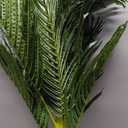 Nearly Natural 4ft Golden Cane Palm, Double Stalk Artificial Tree With Lush Realistic Foliage Maintenance Free Indoor Faux Palm Plant For Living Room, Easy Setup, Perfect Tropical Decoration