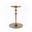 Safavieh Home Collection Corvus Antique Brass Round Side Table