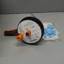 Drain Auger, Clog Remover with Drill Adapter, 25 Feet Flexible Plumbing Snake Use Manually or Powered for Kitchen,Bathrom and Shower Sink, Comes with Gloves (orange)