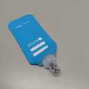 FITLY Soft Flask - Shrink As You Drink Soft Water Bottle for Hydration Pack - Folding Water Bottle Ideal for Running, Hiking, Cycling, Climbing & Rigorous Activity (12 Ounces, Blue)