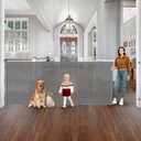 48' Tall x 145' Wide Retractable Baby Gates, Extra Tall & Wide, Mesh Fabric, Gray, Suitable for Indoors/Outdoors, Cats, Dogs, Babies
