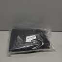 2 Pack Airplane Travel Footrest Hammocks, Adjustable, Black, Memory Foam, Foot Hammock for Airplane Travel