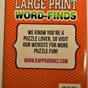 6 x Kappa Publication 3842 Large Print Word-Finds Assorted Volumes, Multi