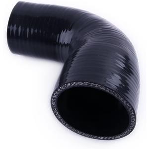 3" to 3.25" ID 90 Degree Elbow Reducer Silicone Coupler Reinforced Hose,4-Ply, Turbo/Intercooler/Intake Piping/Industrial Hydraulic (76-83mm)