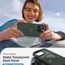 Faiono Magnetic for iPhone 15 Pro Case [Military-Grade Protection][Compatible with MagSafe][Translucent Matte] Shockproof Protective Slim Phone Case for iPhone 15 Pro, Alpine Green