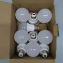 A19 LED Light Bulb, 60 Watt Equivalent LED Bulb, Daylight White 5000K, 850 Lumen, E26 Base, Non-Dimmable, 9W Bright White LED Bulb, 12-Pack