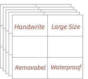 Removable Stickers Labels 5" x 3" 120 Large Moving Labels for Boxes, Packing Supplies for Moving, White Blank Label Stickers for Home Organization Projects, Kitchen, Storage Bins
