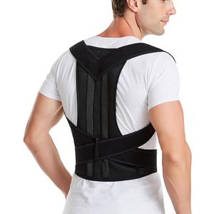 Posture Corrector for Men and Women, Adjustable Back Corrector, Scoliosis and Humpback Correction, Back Corrector, Back Posture Belt Posture Trainer (Small, Black)