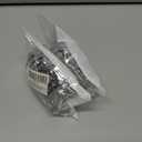 2 x Skeleton Claw Napkin Ring Set - 4pcs Black Modern Napkin Rings with Rhinestones for Wedding Banquet & Halloween Party