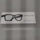 OhO Smart Glasses,Safety Glasses with Bluetooth Speaker,Indoor/Outdoor UV Protection and Voice Control,Unisex (Blue Light Lens)