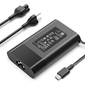 New Slim 65W USB C Laptop Charger Replacement for HP Laptop Charger Elitebook x360 Pavilion Spectre Chromebook Envy Elite x2 Computer Travel Type C Braided Cable Power Cord Ac Adapter