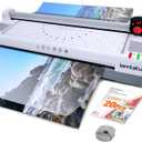 7-in-1 Thermal Laminator Machine 11X17 with 20 Letter Size Laminating Sheets,13inch Laminater for A3/A4/A6, Hot&Cold 2 Roller Lamination for Office Home School Teacher Use,Paper Cutter, Corner Rounder