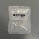 Low Profile PBT Keycaps for Mechanical Keyboard, Frosted Transparent White, 40-Piece 1U Set